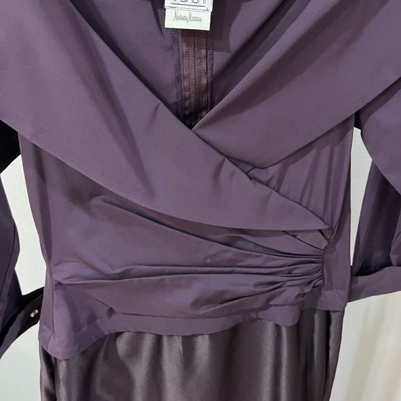 Tadashi Shoji eggplant Long Dress - Picture 6 of 16